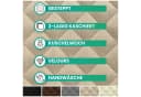novely® Stoff ALPEN Velours 3-lagig gesteppt - Volumen-Möbelstoff Karo-Raute-Muster Bild 1