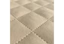 novely® Stoff ALPEN Velours 3-lagig gesteppt - Volumen-Möbelstoff Karo-Raute-Muster Bild 3