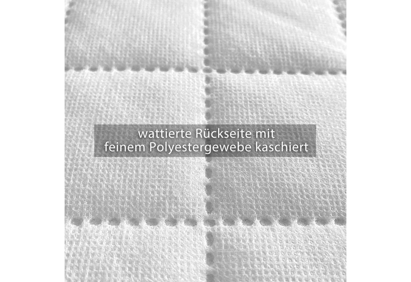 novely® Stoff ALPEN Velours 3-lagig gesteppt Karo-Raute-Muster - Bild 4