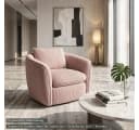 novely® Stoff PORTO Polsterstoff Breitcord-Optik Rosa Bild 1