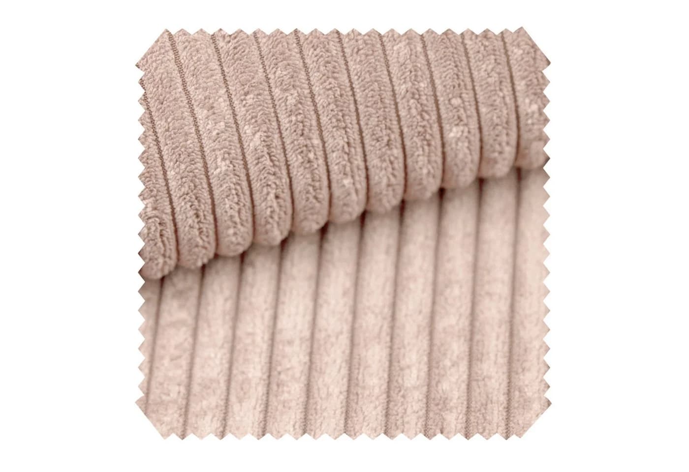 novely® Stoff PORTO Polsterstoff Breitcord-Optik Rosa - Bild 2
