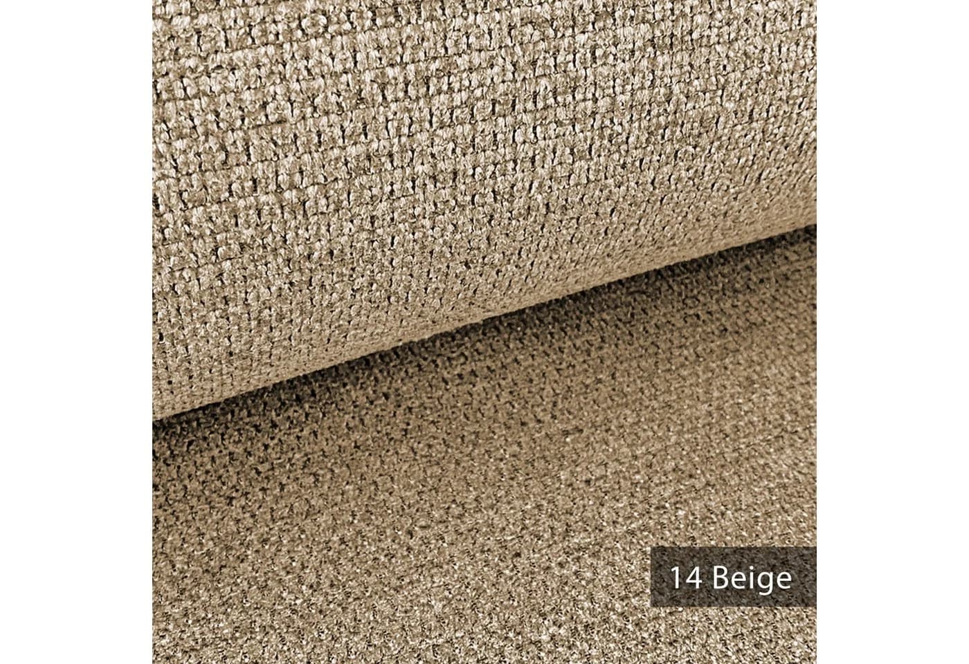 novely® ARALL Möbelstoff Beige Wabenstruktur Wasserabweisend