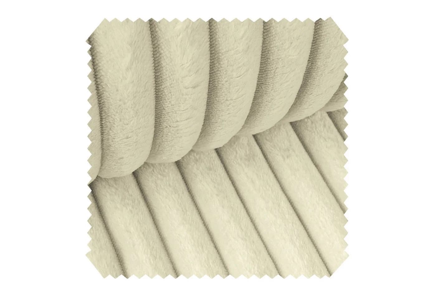 novely® Stoff TILLEN Breitcord-Optik Polsterstoff Creme - Bild 2