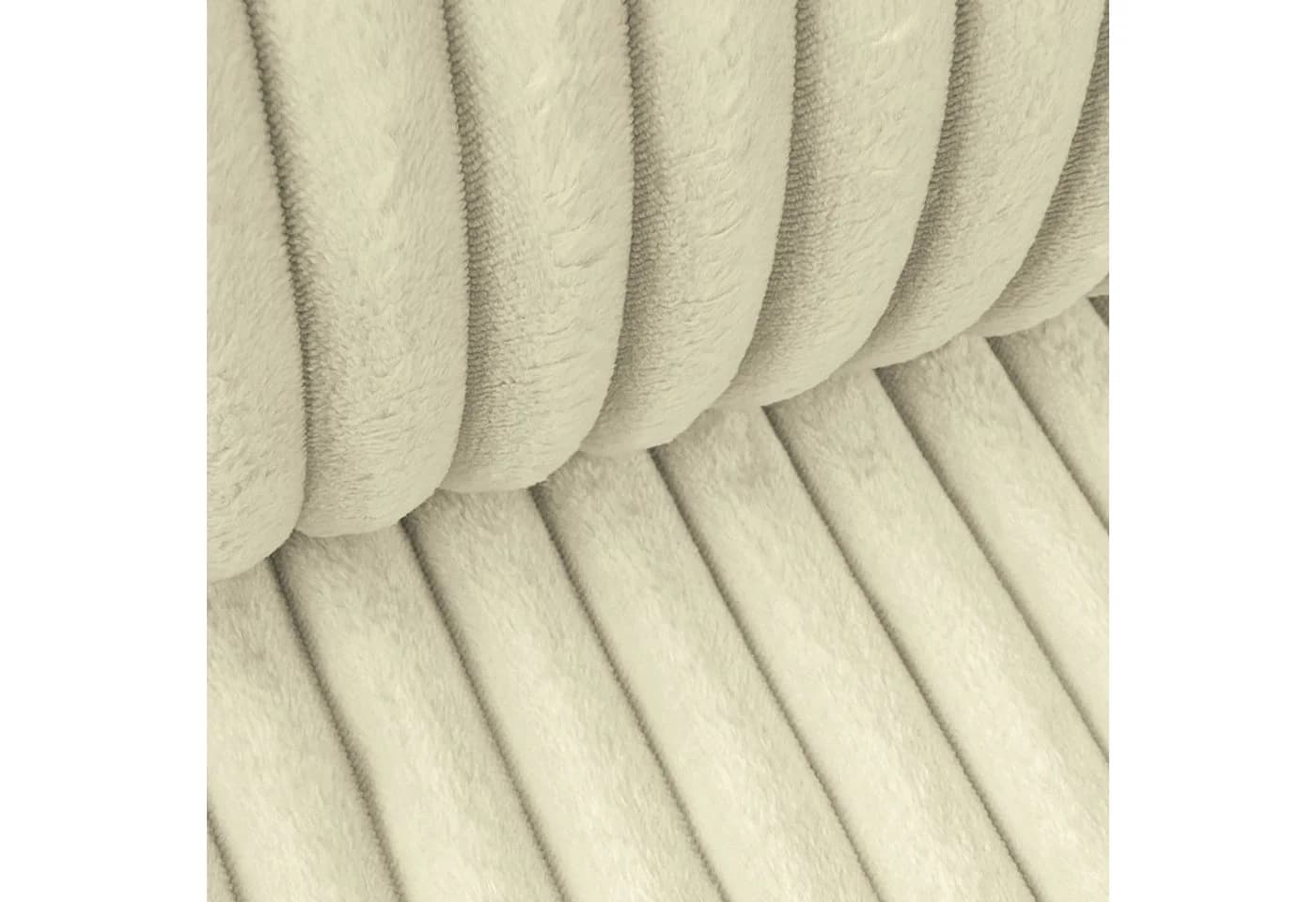 novely® Stoff TILLEN Breitcord-Optik Polsterstoff Creme - Bild 5