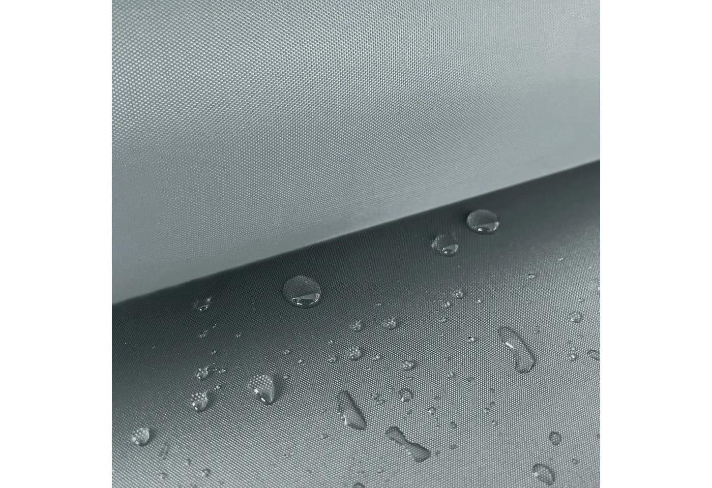 novely® OXFORD LIGHT Stoff Grau Wasserabweisend Polyester Meterware - Bild 4