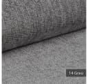 novely® Möbelstoff TORINO Grau UV-lichtecht Easy Clean Meterware Bild 1