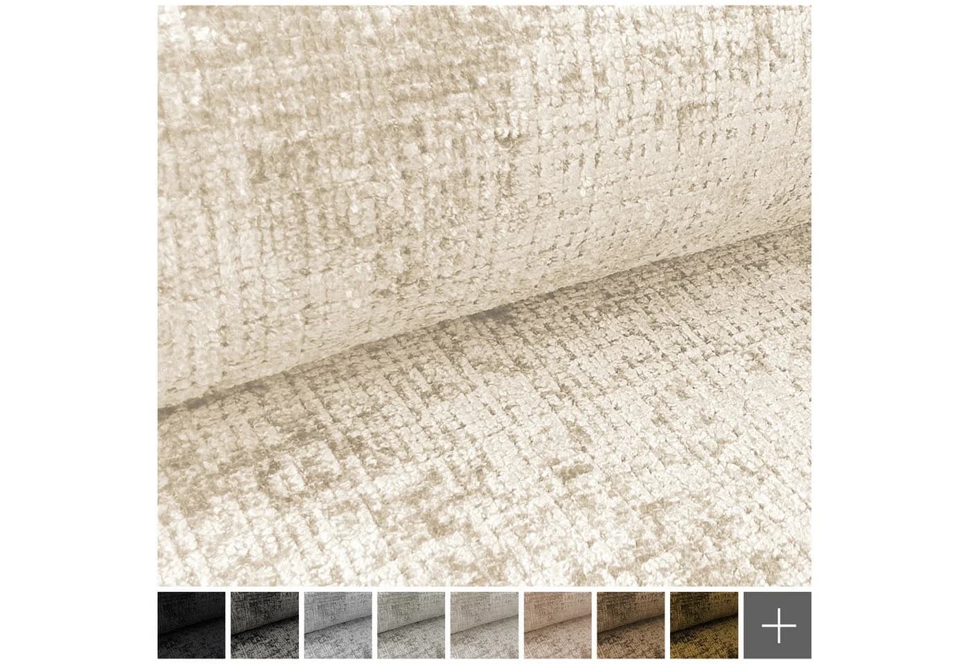 novely® Stoff CRETA Chenille-Stoff Polsterstoff Möbelstoff Bezugsstoff Meterware - Bild 4