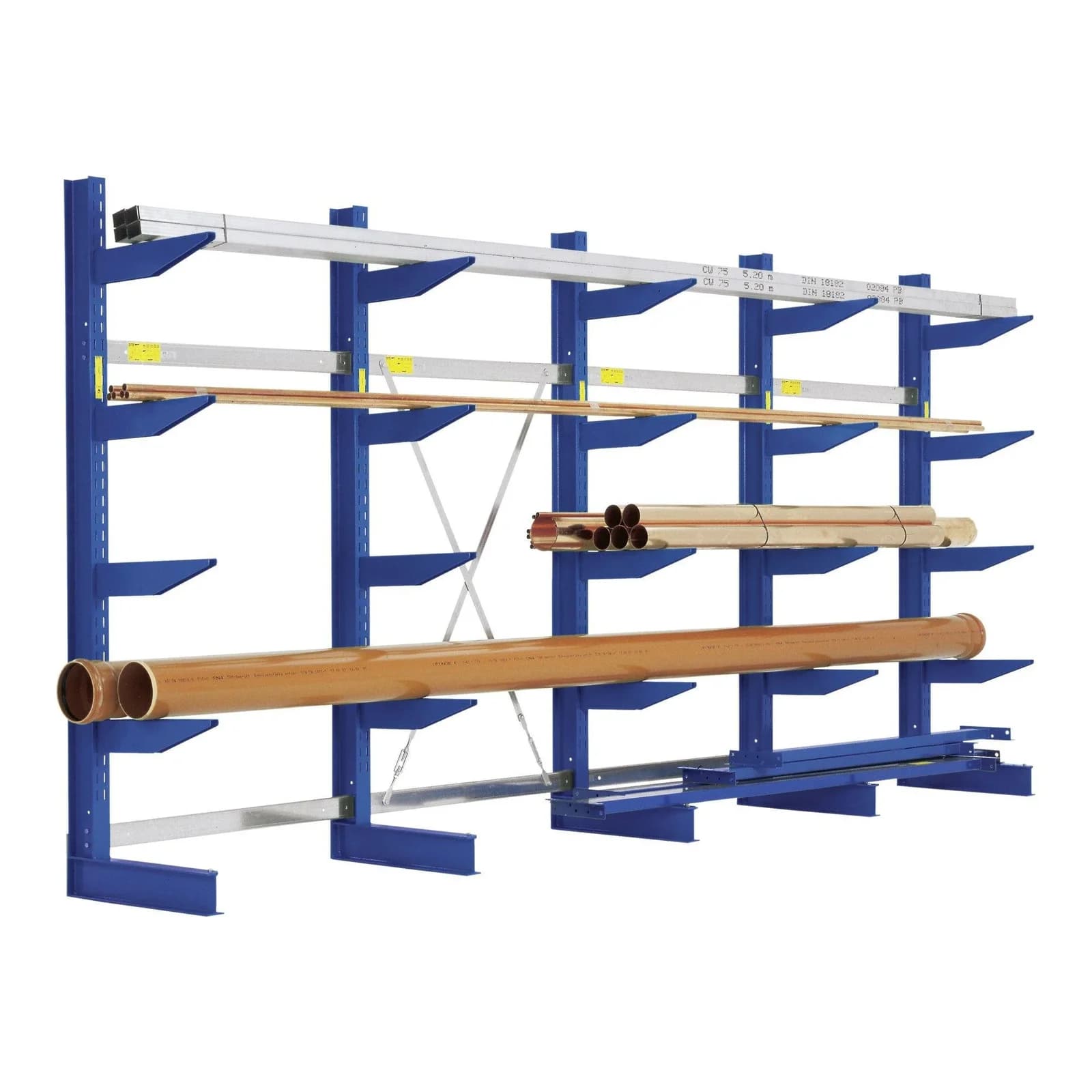 Bito Kragarmregal Set NT600 IPE140 TypS Enzianblau