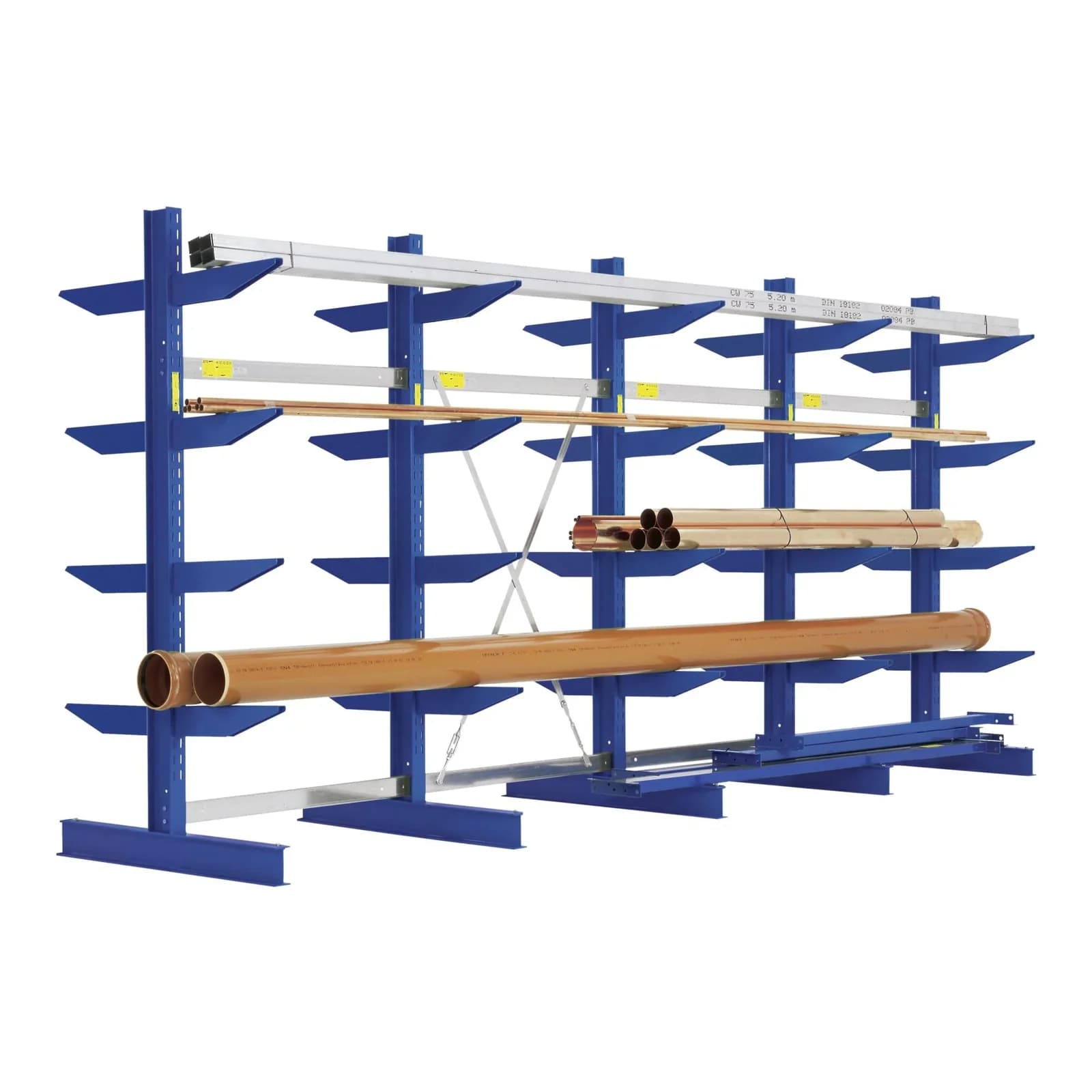 Bito Kragarmregal Set NT400 IPE140 TypS Enzianblau