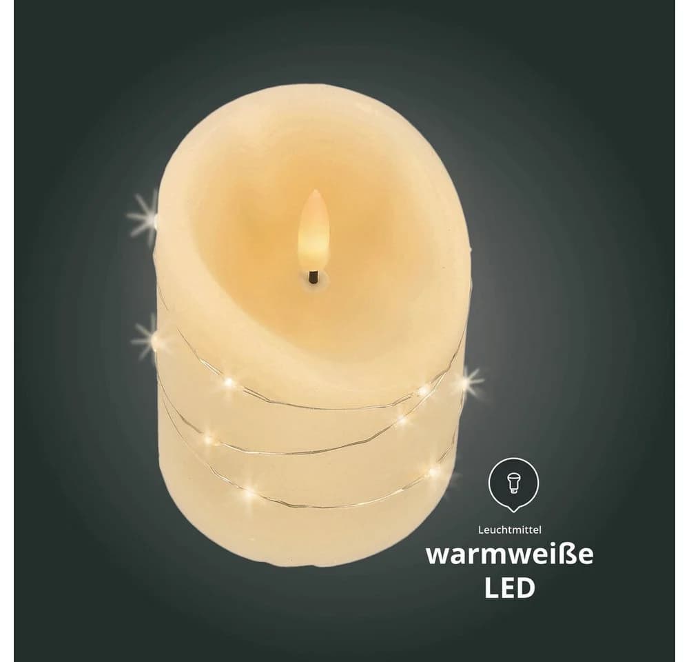 LED Universum LED-Kerze Kunststoff, kaltweiß, IP20, Design-Stil, Niedervolt - Bild 4
