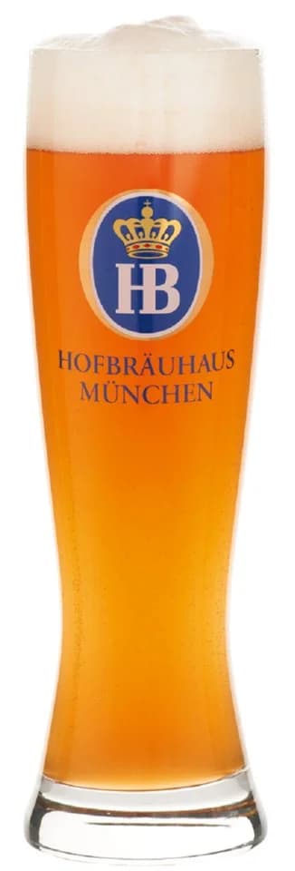 Hofbräuhaus München Weißbierglas „Elegante“ Transparent