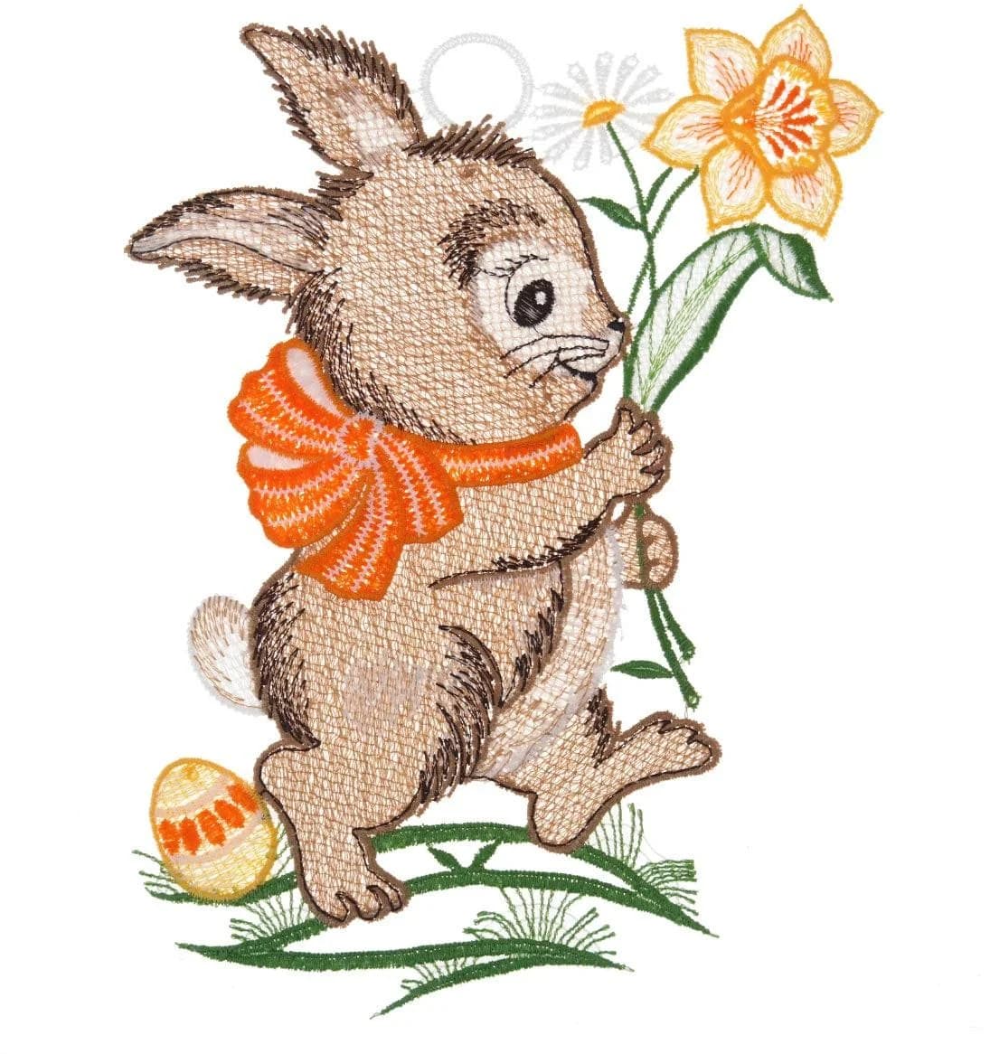 W. Reuter & Sohn Fensterbild Hase Bunt Polyester