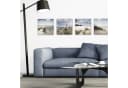 artissimo Deco-Panel Bild 30x30 cm Maritim Modern Beige Blau Grau Bild 1