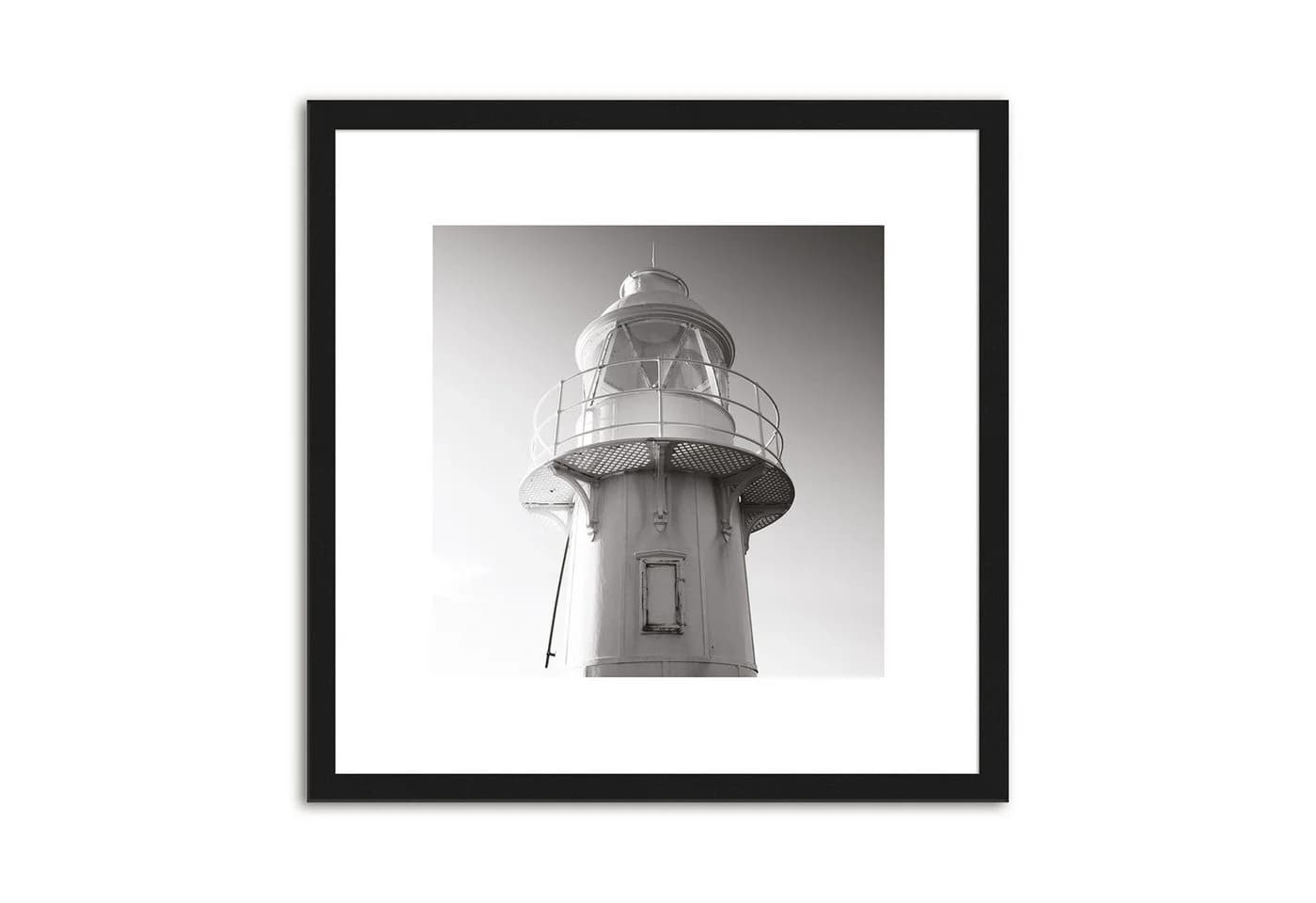 artissimo Bild mit Rahmen Design-Poster-Set Schwarz-Weiß Strand und Meer - Bild 5