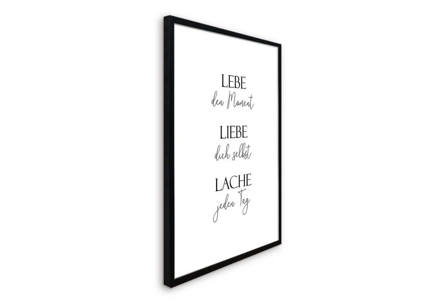 Artissimo Spruch-Bild Lebe Liebe Lache 51x71cm - Bild 4