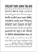 artissimo Spruchbild Liebe Schwarz-Weiß 29x41cm Bild 2