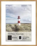artissimo Bilderrahmen 40x50 cm inkl. Passepartout für DIN A3 Eiche Holz Bild 2