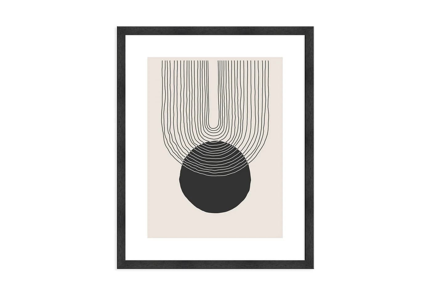 artissimo Bild mit Rahmen 51x41cm Berliner Bögen II - Bild 2