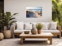 artissimo Outdoor-Poster Meer Dünen Garten-Deko 90x60cm Bild 3