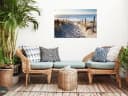 artissimo Outdoor-Poster Meer Dünen Garten-Deko 90x60cm Bild 4