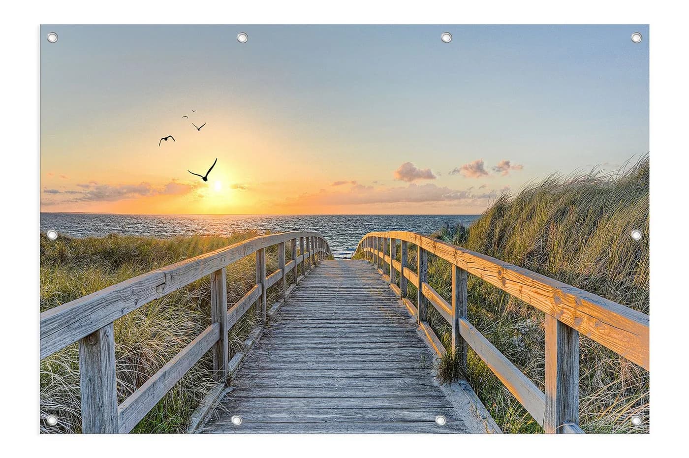 artissimo Garten-Poster XXL 120x80cm Outdoor-Deko Strand - Bild 2