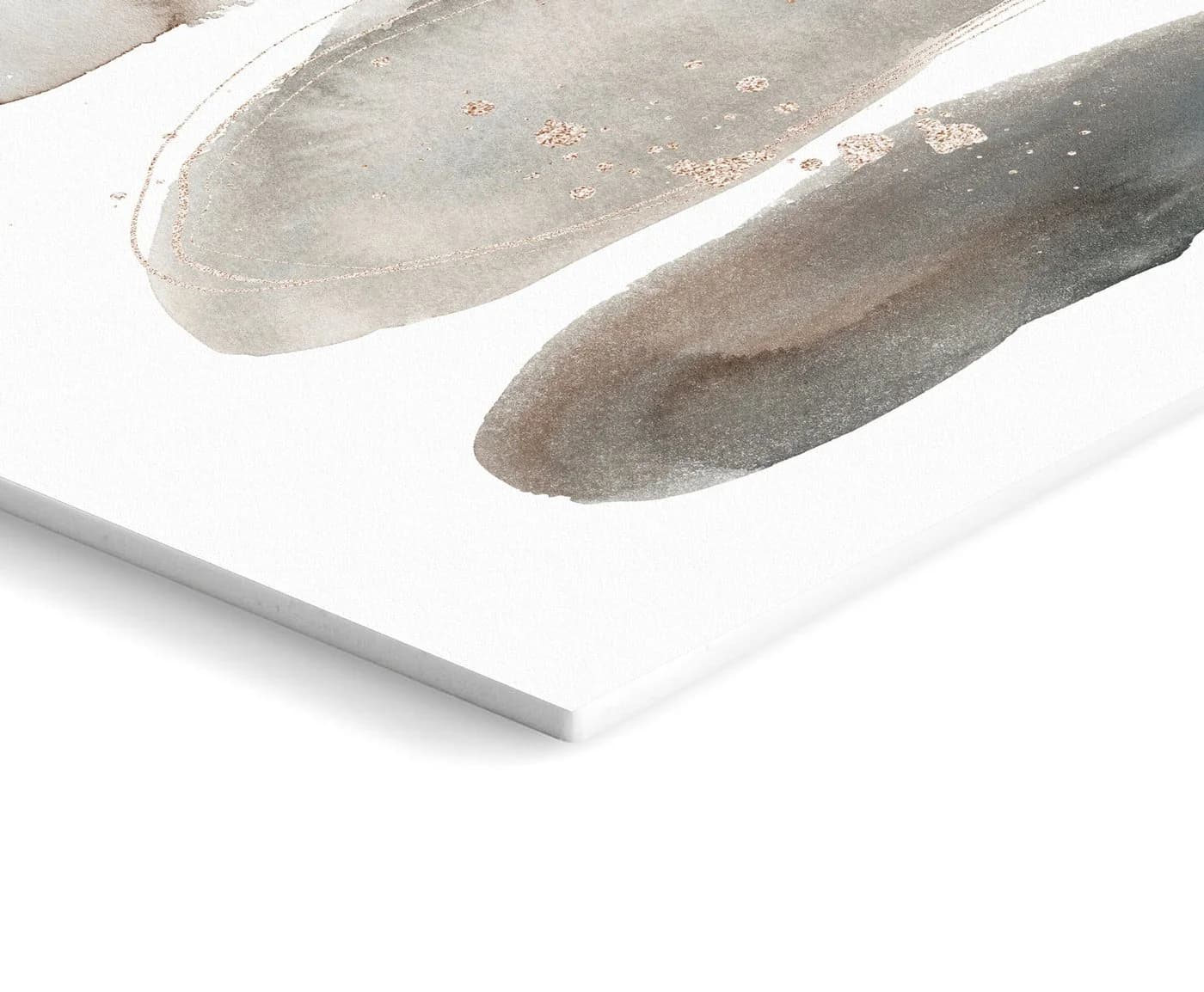artissimo 3er-Bilderset Forexplatte Beige/Weiß Abstrakt - Bild 4