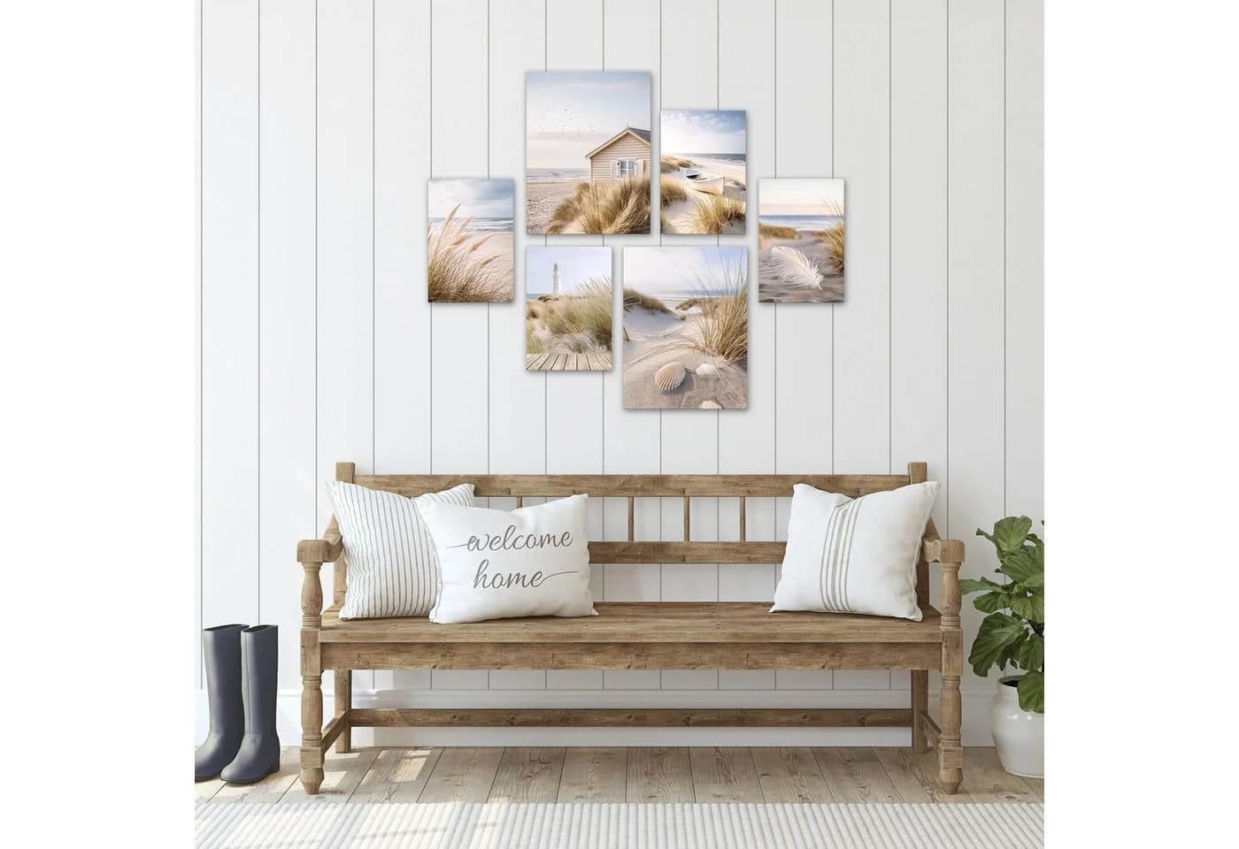 artissimo 6er-Bilderset Maritime Wandbilder Strand Natur - Bild 3
