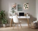 artissimo 3er-Bilder-Set Japandi Wanddeko Protea Eukalyptus Salbei-Grün Beige Bild 3