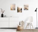 artissimo 3er-Bilderset Stranddeko Beige Maritime Wandbilder Bild 1