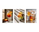artissimo 3er-Bilder-Set Cocktail-Motive Orange Beige Forex Bild 5