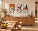 artissimo 3er-Bilderset Wanddeko mediterran Stillleben Forex Bild 1