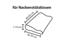 TRAUMSCHLAF Kissenbezug Universal Schwarz mit Reißverschluss Bild 1