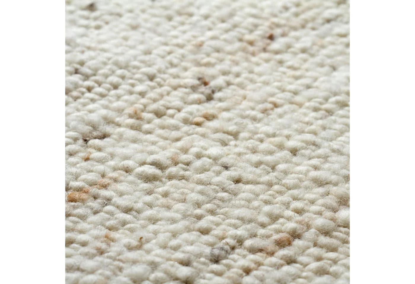 Steffensmeier Wollteppich Birgsau Handwebteppich Schurwolle Beige - Bild 4