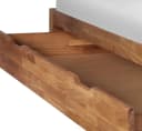 Homeline Eiche Massivholz Doppelbett mit Schublade geölt Modern Bild 4