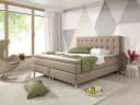 Homeline Boxspringbett 180x200 cm mit Matratze und Topper Bild 4