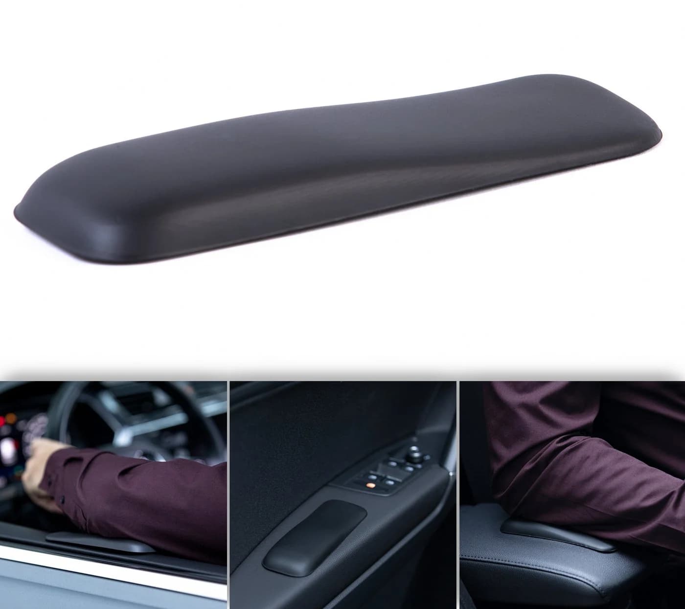 Gel-Buddy Armlehnenkissen Schwarz Polyurethan - Bild 2