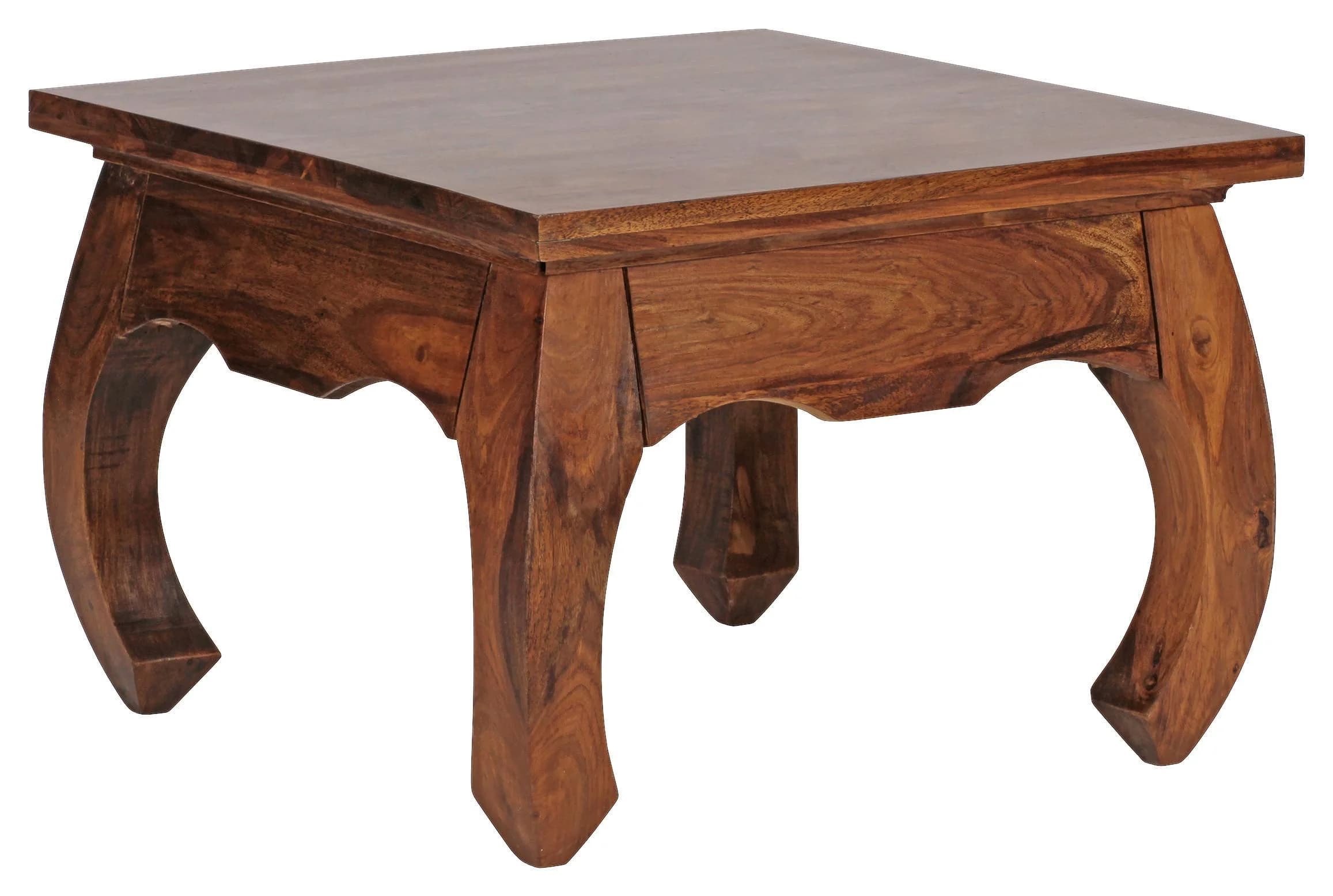 Couchtisch Massivholz Sheesham Braun