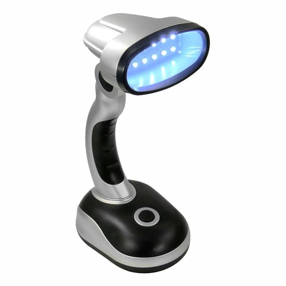 EAXUS Schreibtischlampe Tragbare Tischleuchte mit 12 LEDs LED fest integriert verstellbarer Lichtwinkel - Bild 2