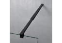doporro Duschwand Bremen in Schwarz mit Nano ESG-Glas Bild 5