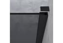 doporro Walk-in-Dusche Duschwand schwarz Profil Nano Glas, Einscheibensicherheitsglas Bild 5