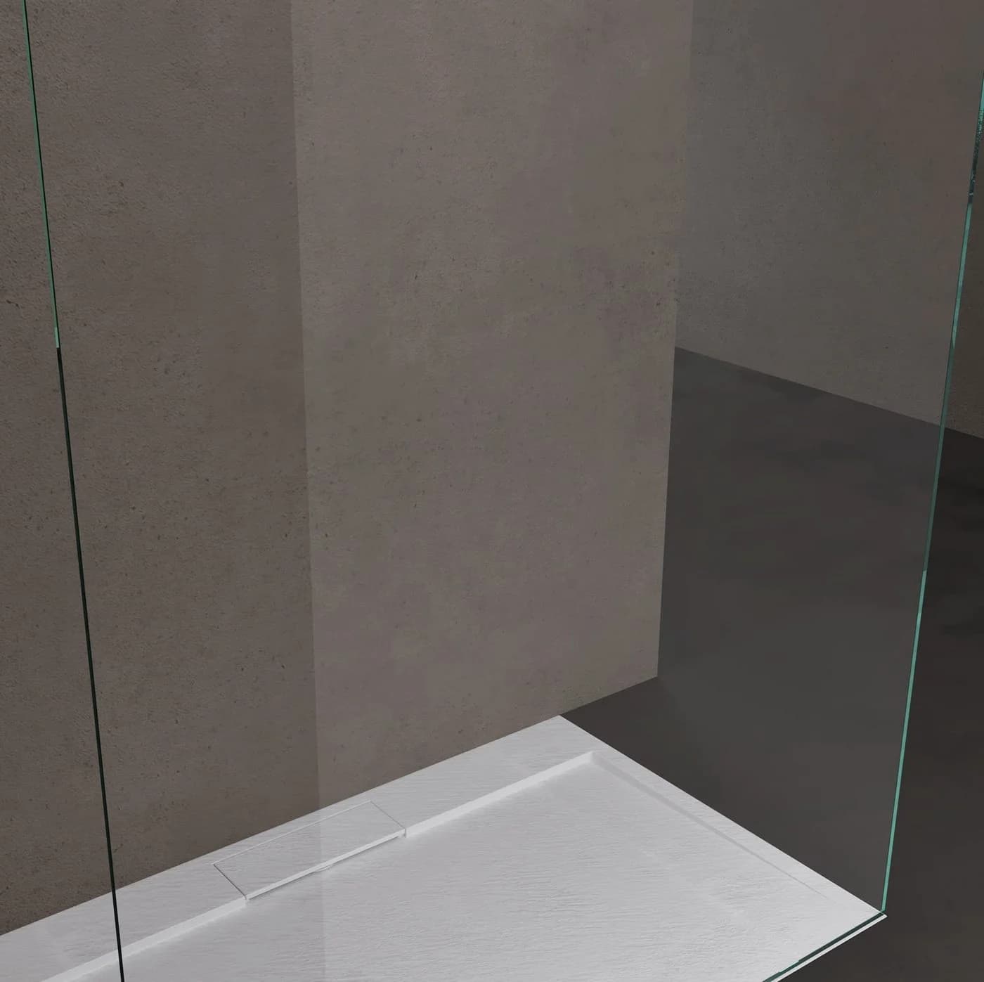 doporro Walk-in-Dusche Duschwand mit ESG-Sicherheitsglas & Edelstahl - Bild 4
