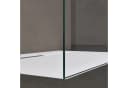 doporro Walk-in-Dusche Duschwand mit ESG-Sicherheitsglas & Edelstahl Bild 5
