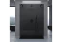 doporro Walk-in-Duschwand 10mm ESG-Glas Schwarz Bild 1