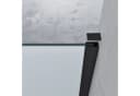 doporro Duschwand BremenVS Schwarz mit NANO-Glas & ESG-Sicherheit Bild 4