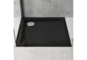 doporro Duschwanne Acryl Flach Quadratisch DIN-Anschlüsse Faro1 Bild 3