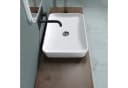 doporro Waschtischplatte Eiche Badezimmer Holzkonsole Bild 3