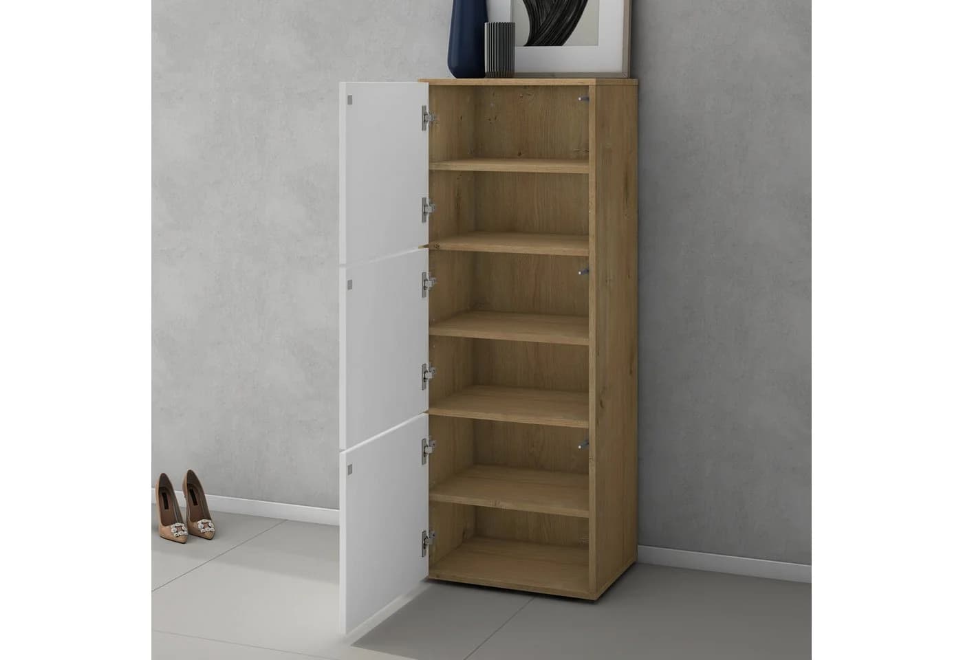 doporro Schuhschrank Schuhregal Schuhkipper mit 3 Fächern - Bild 3