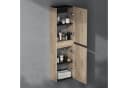 doporro Hänge-Seitenschrank Verona Eiche Greige mit Soft-Close Bild 5