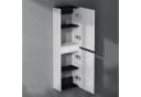 doporro Hänge-Seitenschrank Verona Weiß Bad Hochschrank Bild 4