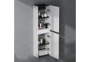 doporro Hänge-Seitenschrank Verona Weiß Bad Hochschrank Bild 5